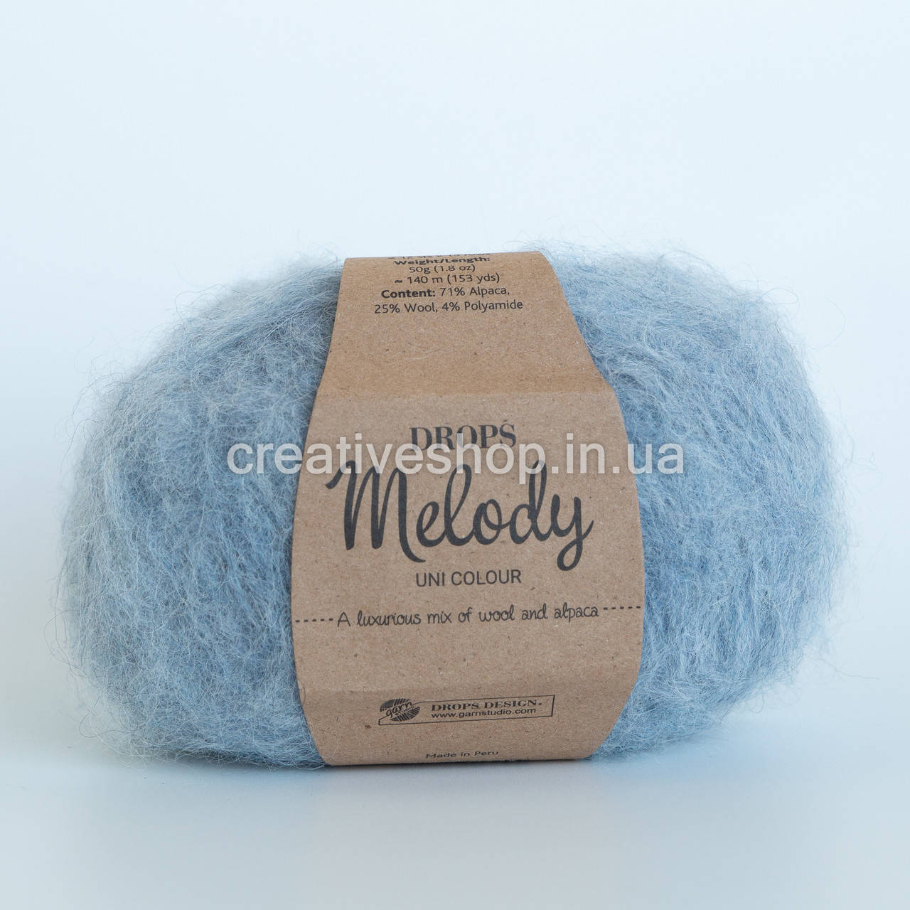 

Пряжа Drops Melody (цвет 02 fog)