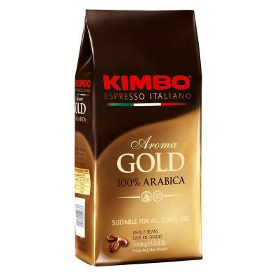 

Кофе в зернах KIMBO AROMA GOLD 100% Арабика 1кг. Италия
