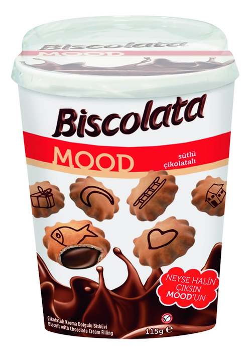 

Печенье Şölen «BISCOLATA MOOD» 115 г с шоколадно-кремовой начинкой