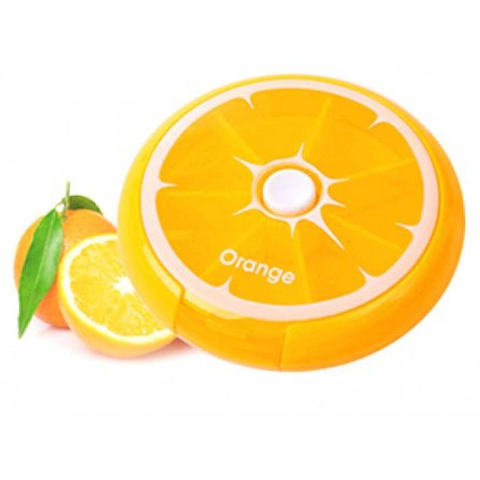 

Таблетница Citrus Pill Box Апельсин
