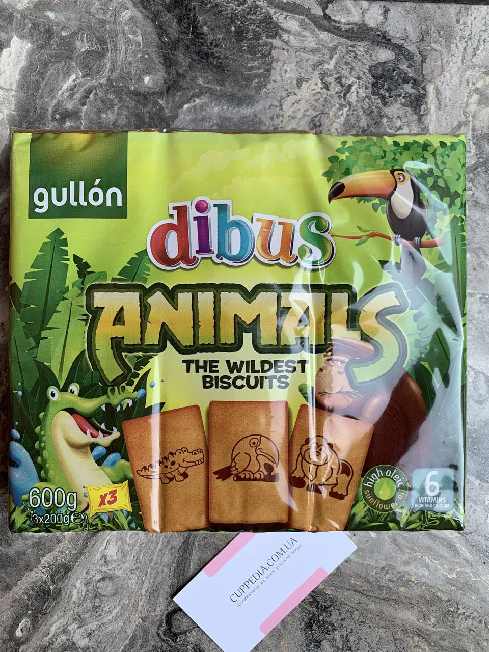 

Детское печенье Gullon Animals 600 грм