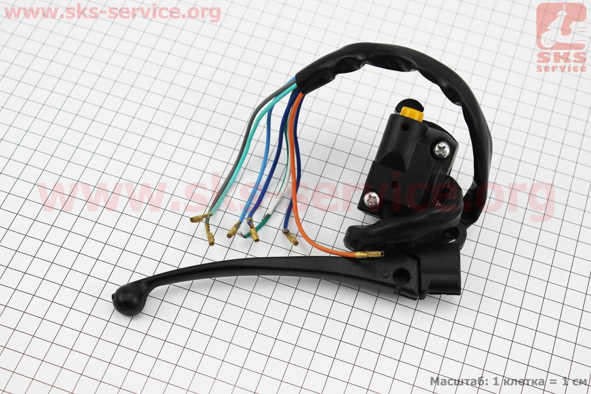 

Блок кнопок на руле левый с рычагом (под зеркала М10) ALPHA