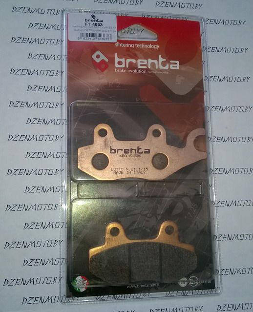 

Синтетические тормозные колодки Италия BRENTA 4063 на мотоциклы
