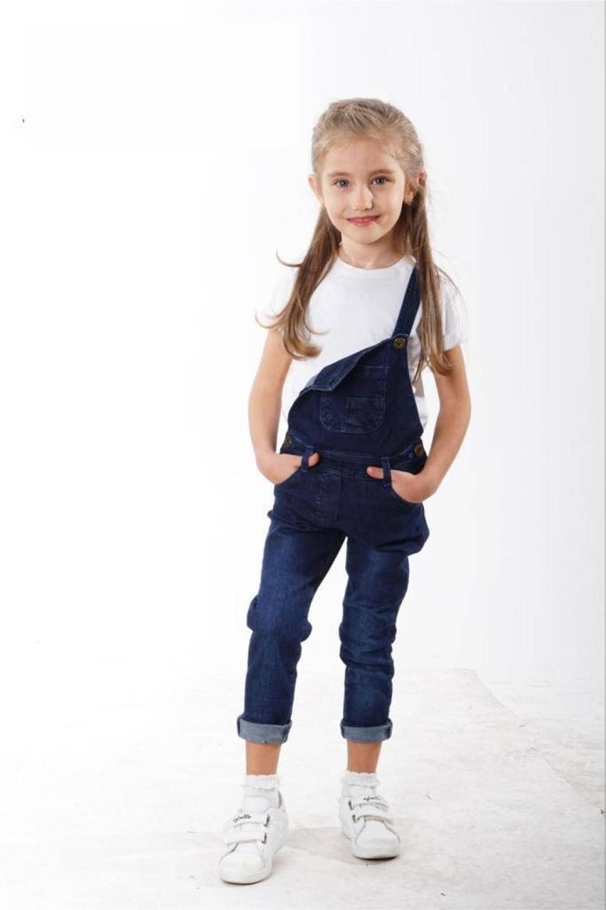 

Джинсовый комбинезон для девочки VAROL KIDS 7177 Синий