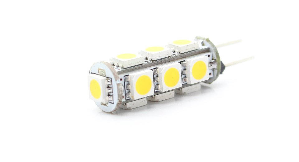 

Светодиодная лампа G4 2,8W 12V 13штук smd5050 Теплый белый