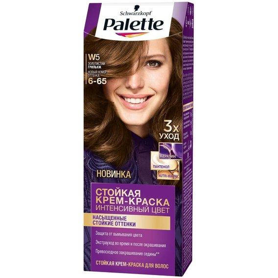 

Краска для волос Palette 6-65 (Золотистый грильяж)