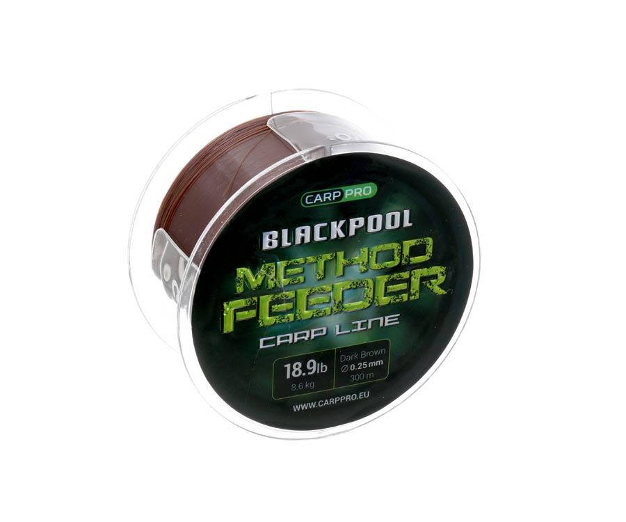 

Леска Carp Pro Blackpool Method Feeder Carp 300м 0.25мм, Коричневый