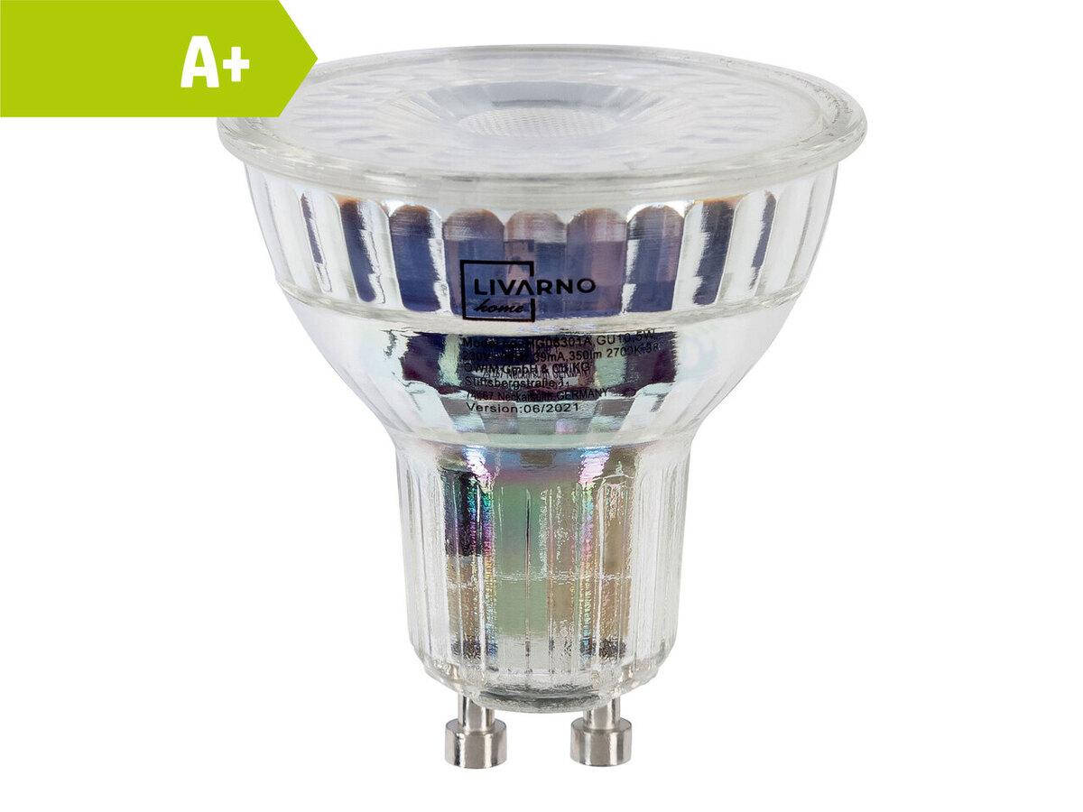 

Светодиодная LED лампочка GU10 Livarno Lux, 5,5 Вт, 350 Лм, лампа