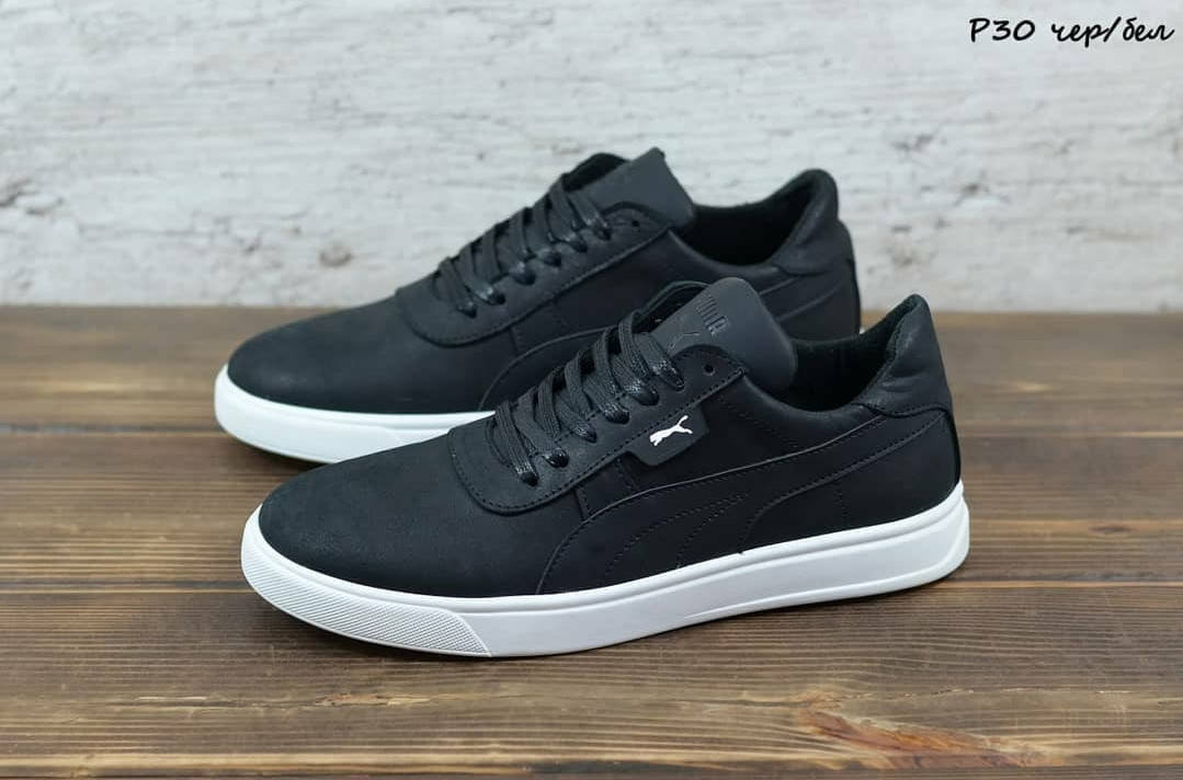 

PUMA P30 мужские кожаные кеды