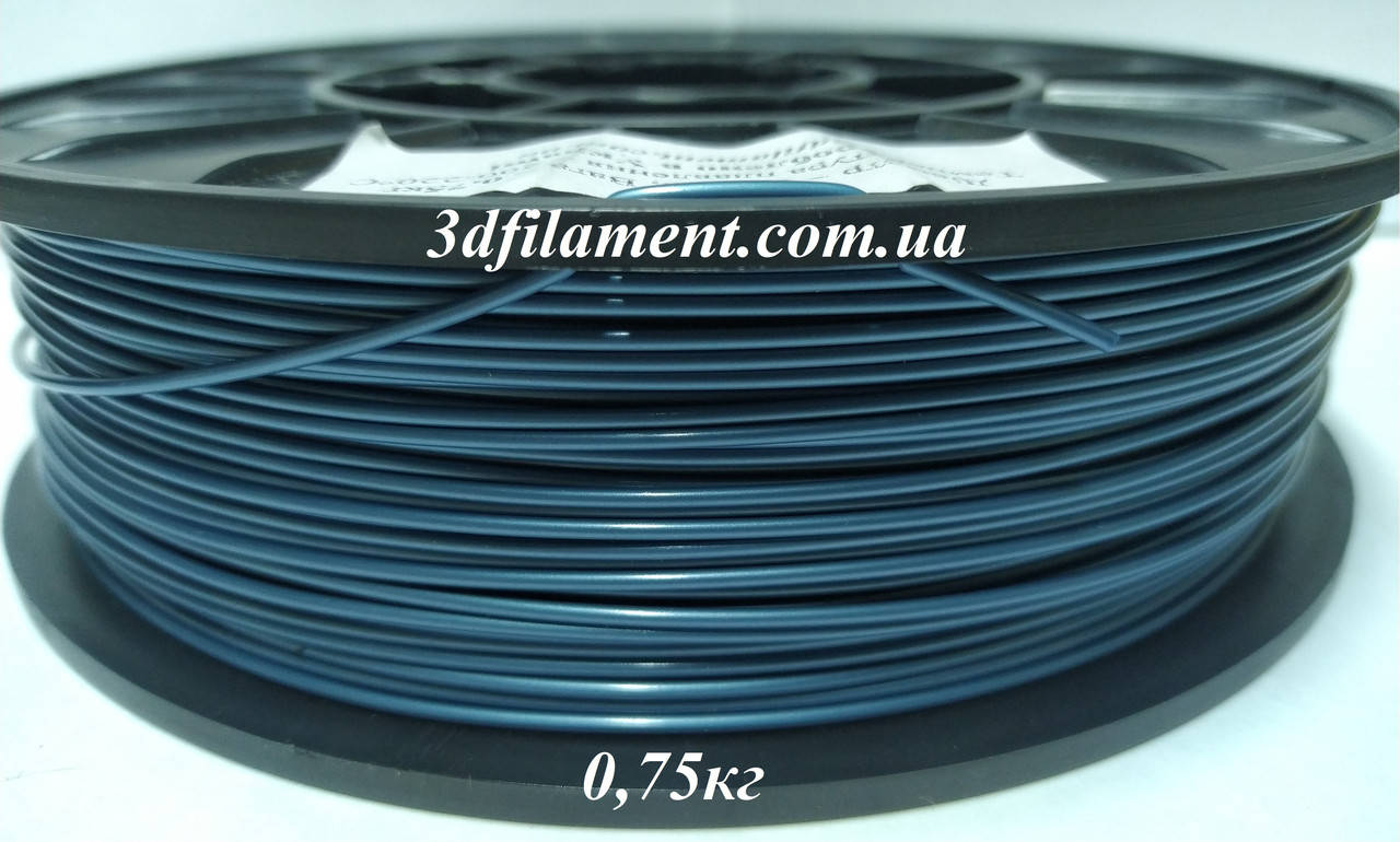 

Пластик PLA (ПЛА) Синій металік 1,75mm 0,75кг