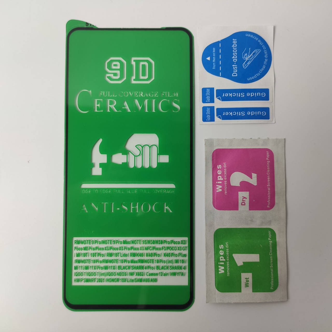 

Гибкое Защитное стекло для Xiaomi Poco F3 Ceramics 9D на весь экран телефона Керамическое Черный