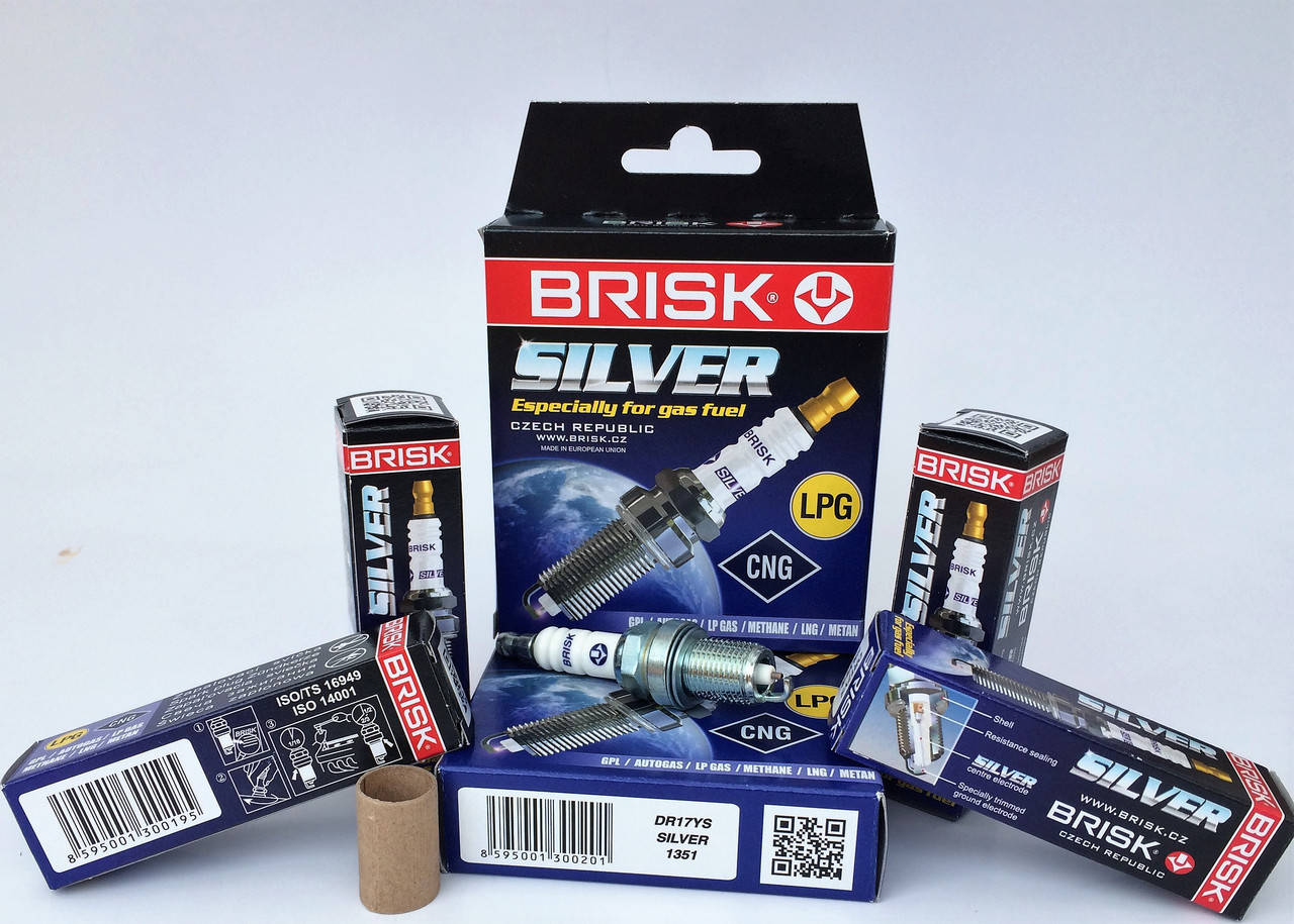 

Свічки запалювання "Brisk" Silver DR17YS газ/бензин (CHEVROLET, OPEL, DAEWOO, HYUNDAI, KIA)