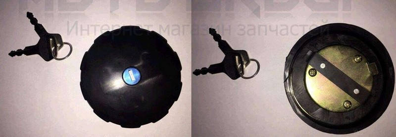 

Крышка бака топливного ИЖ (под ключ) (черная) "JING"