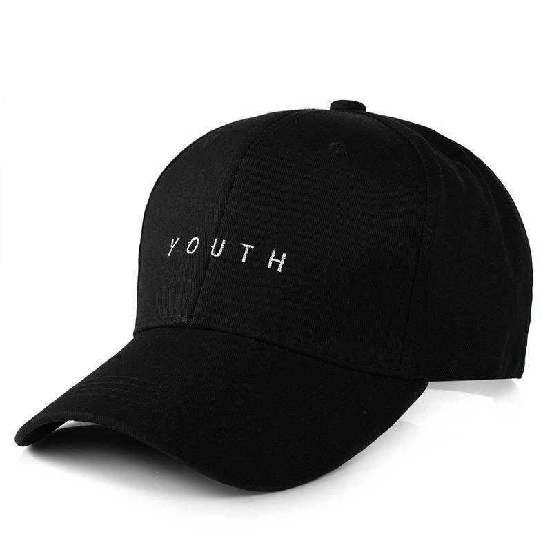 

Черная кепка с надписью Youth кепка юность, Черный