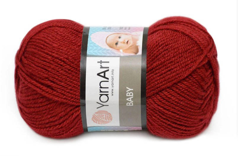 

YarnArt Baby, Бордо №3024, Бордовый