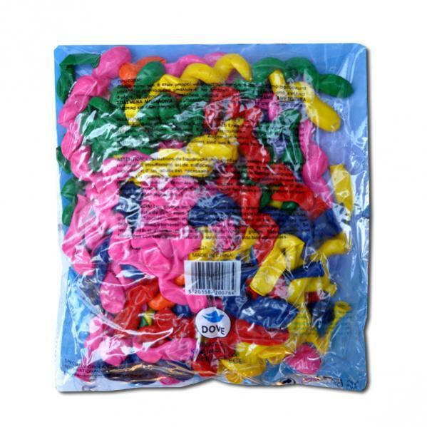 

Шарик «Крученный» 100 штук Printex, Разные цвета