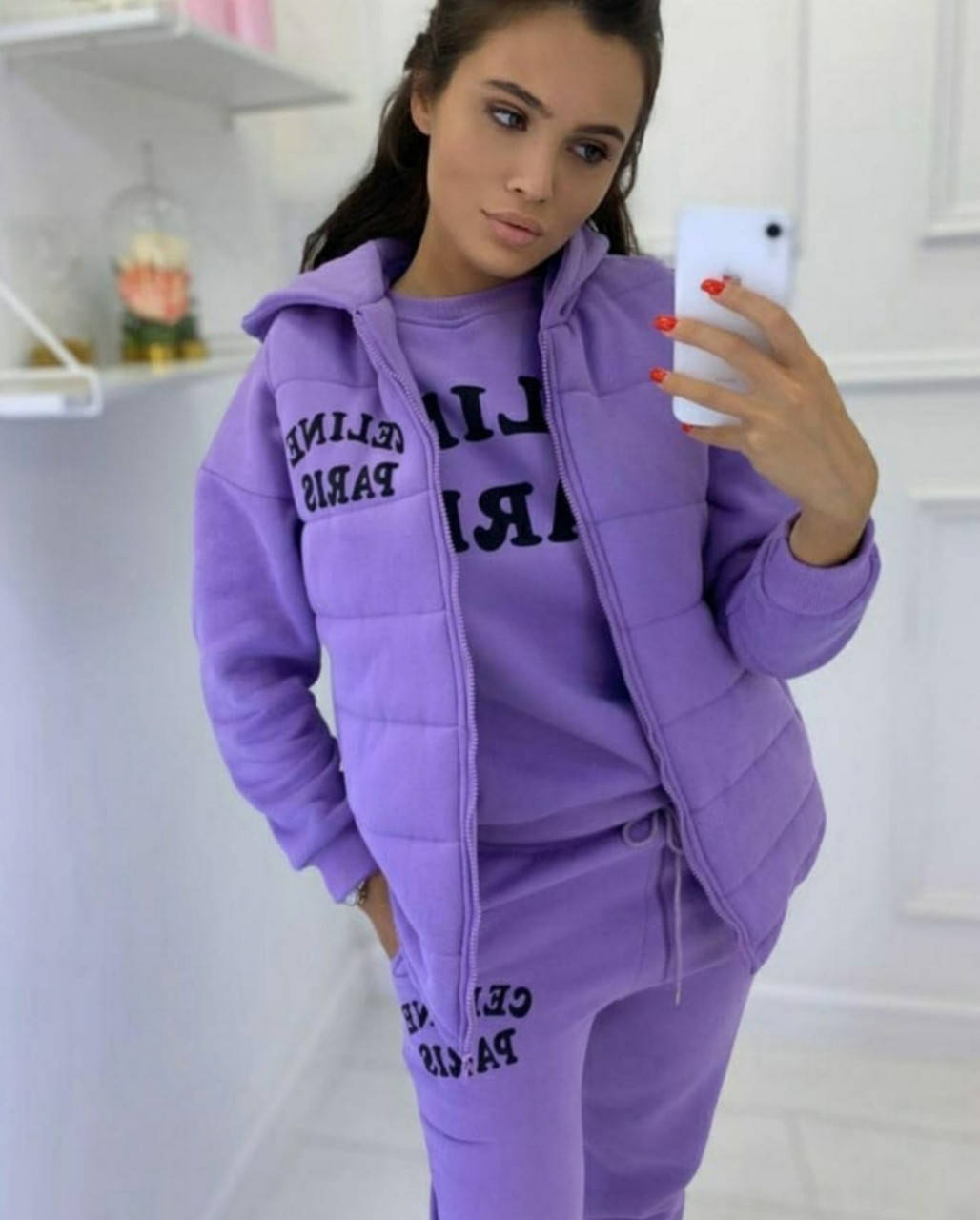 

Костюм 3-ка женский трех нитка на флисе раз. 42-46(5цв) "AFINA" купить недорого от прямого поставщика, Разные цвета