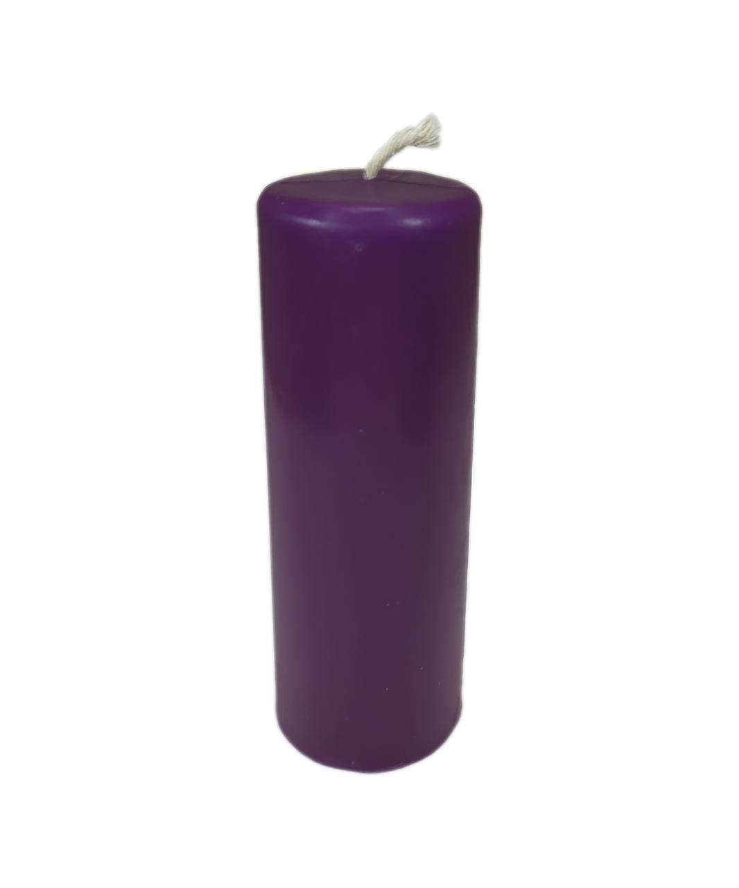 

Фиолетовая восковая свеча - Цилиндр 3,5х10 см, Фиолетовый