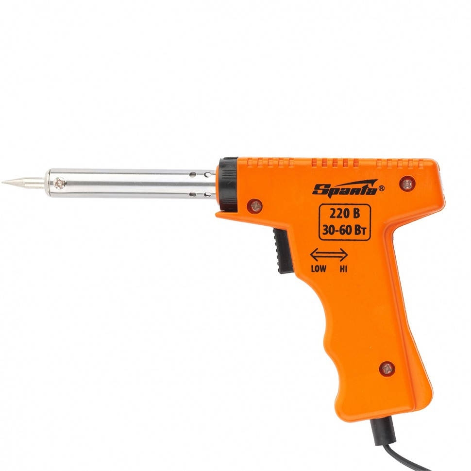 

Паяльник-пистолет с регулировкой мощности 30-60 Вт 220 В Sparta
