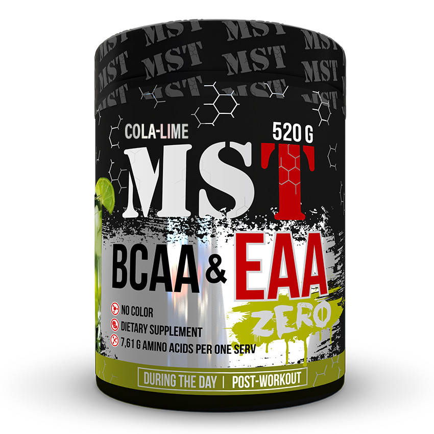 

BCAA & EAA Zero MST Nutrition, 520 грамм