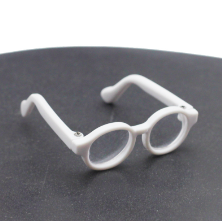 

Очки для кукол и игрушек 4.5*1.6 см пластик Белые