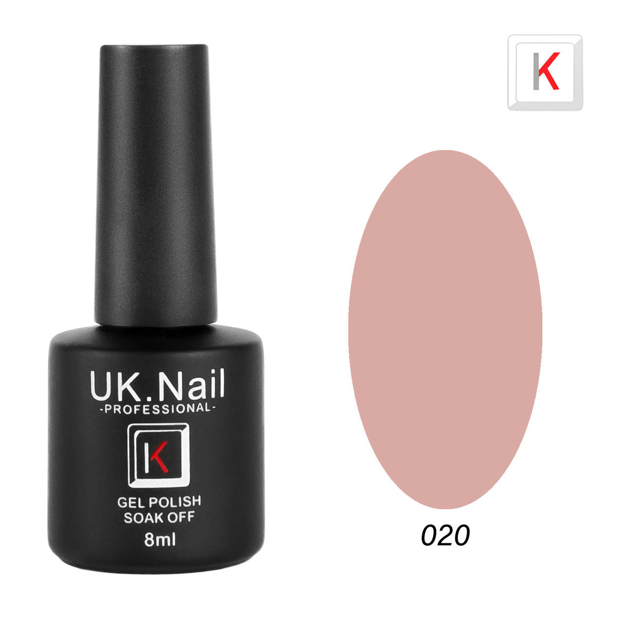 

Гель-лаки UK.Nail 8 мл, №20