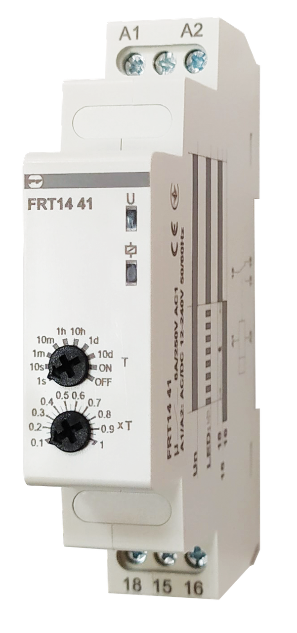 

Реле задержки включения FRT14 41 12-240V AC/DC, 50/60Hz