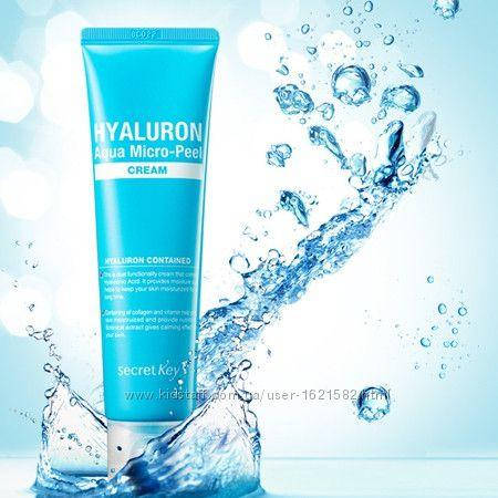 

Крем-гель с гиалуроновой кислотой Secret Key Hyaluron Aqua Micro-Peel cream 150г