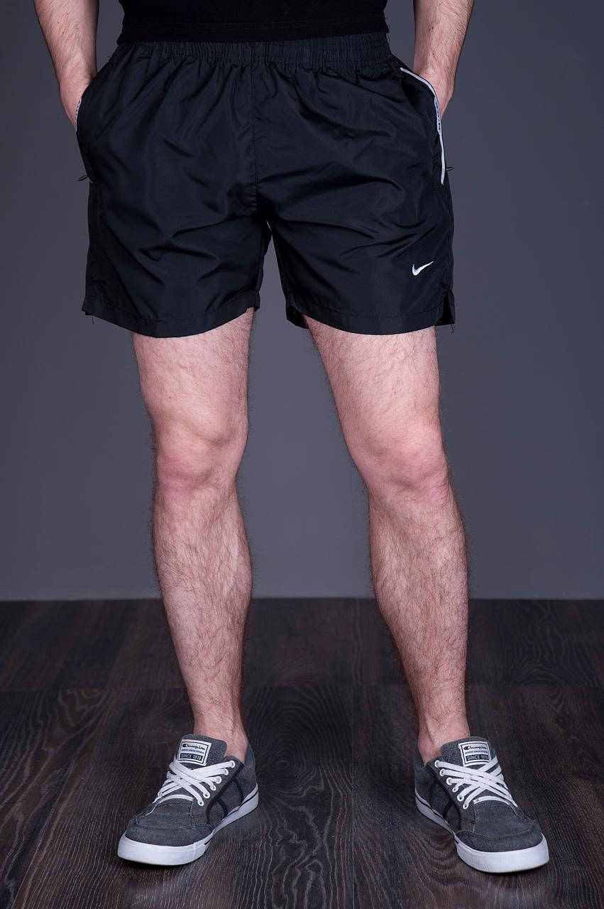 

Чоловічі шорти NIKE (плащівка), чорного кольору, Черный