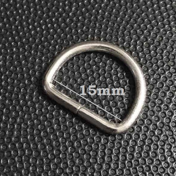 

Полукольцо металлическое 15 мм, никель (2,2*15*13мм)