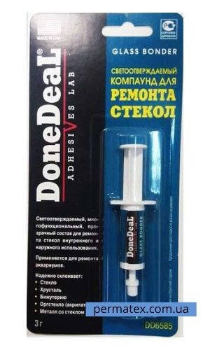 

Адгезив для приклеивания стекла DoneDeal 6585 3 г