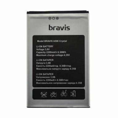 

Аккумулятор Bravis A506 Crystal оригинал