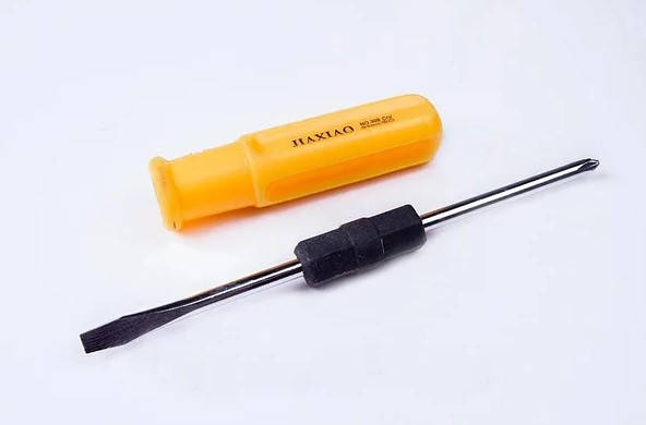 

Отвертка 2х сторонняя большая пластмассовая ручка 185мм