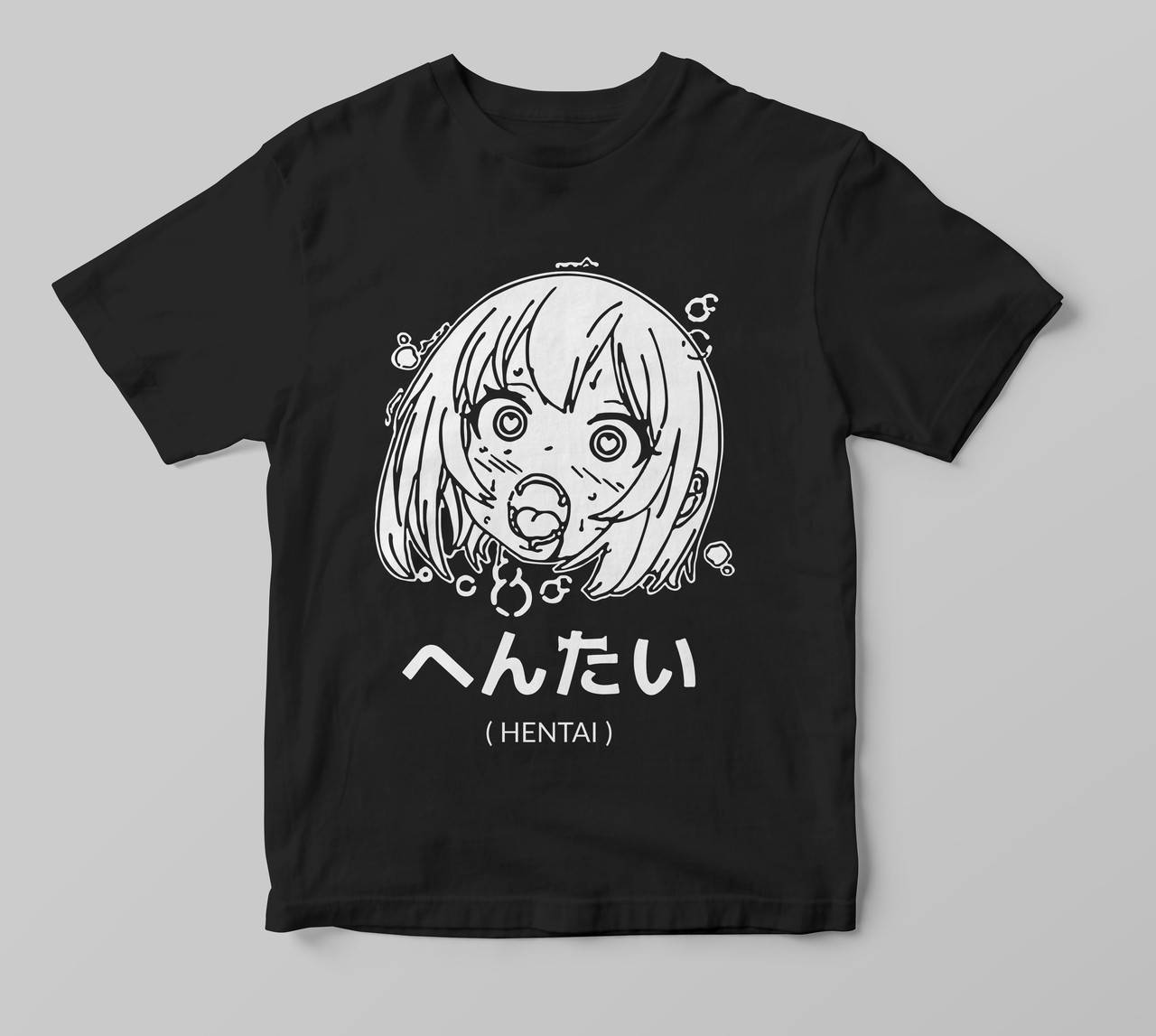 

Футболка «Hentai face Shirt AD» А3, Черный