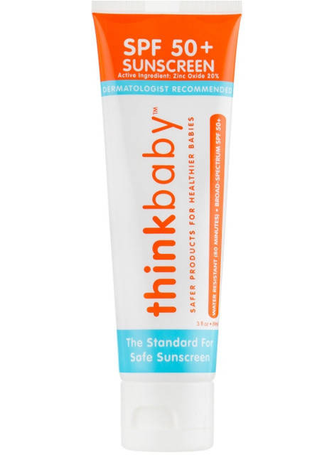 

ThinkBaby Водостойкое солнцезащитное средство для малышей от 6 месяцев SPF50+