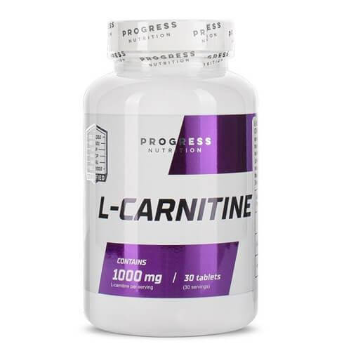 

Л карнитин, Progress Nutrition L-Carnitine 1000 mg 30 таб