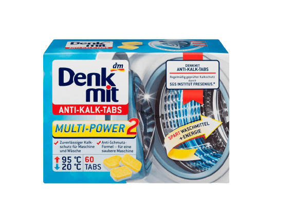 

Таблетки от накипи для стиральных машин Denkmit Anti-Kalk-Tabs 6 шт.