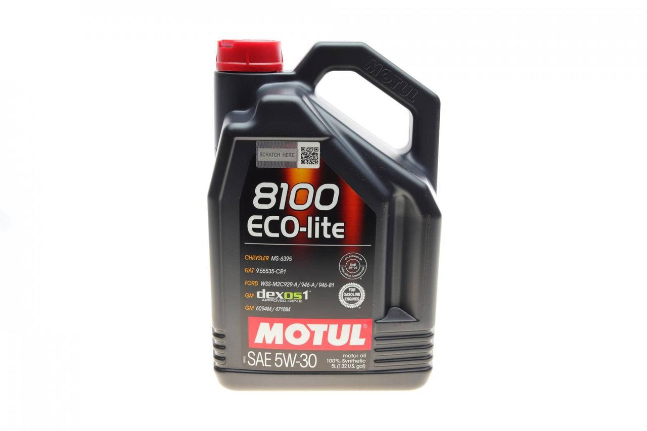 

Масло моторное Motul 5W30 ECO-lite SAE 8100 (5L) (GM-dexos1 GEN2 / FORD M2C 929-A / M2C 946-A ) (107252 /