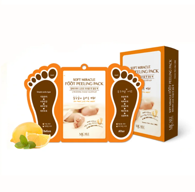 

Набор для пилинга ног Mj Care Soft Miracle Foot Peeling Pack 2 шт, 15 мл