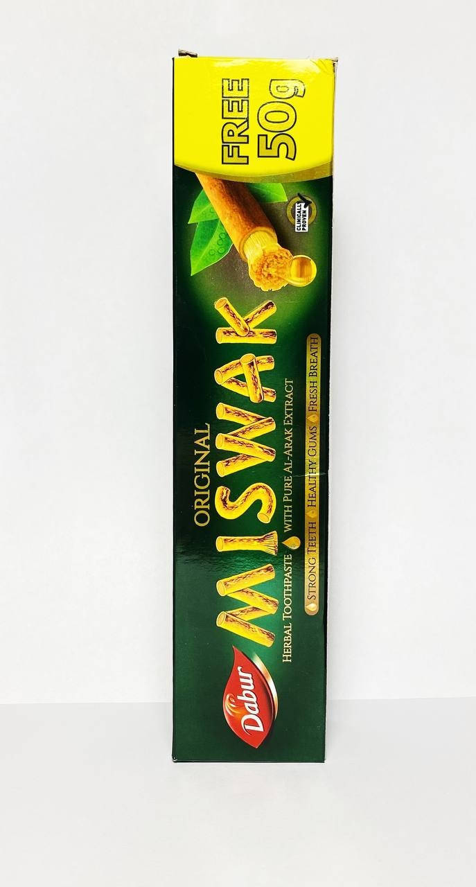 

Зубная паста Мисвак /Miswak / Dabur 120 грм+ 50 грм.