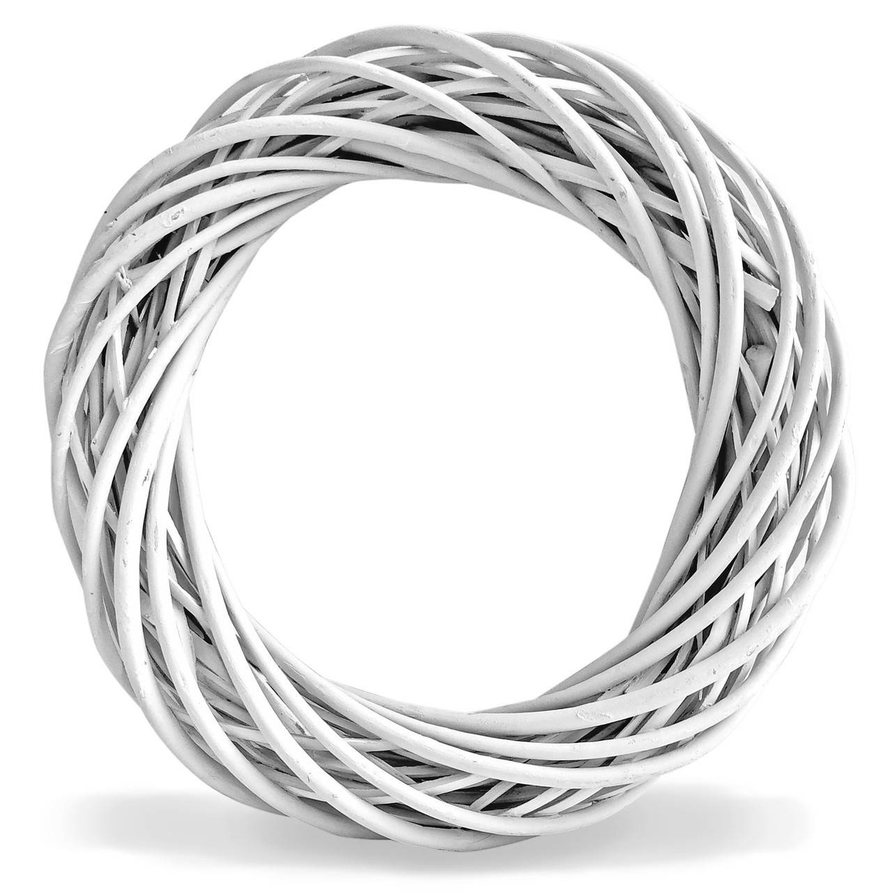 

Венок из лозы 25 см, белый