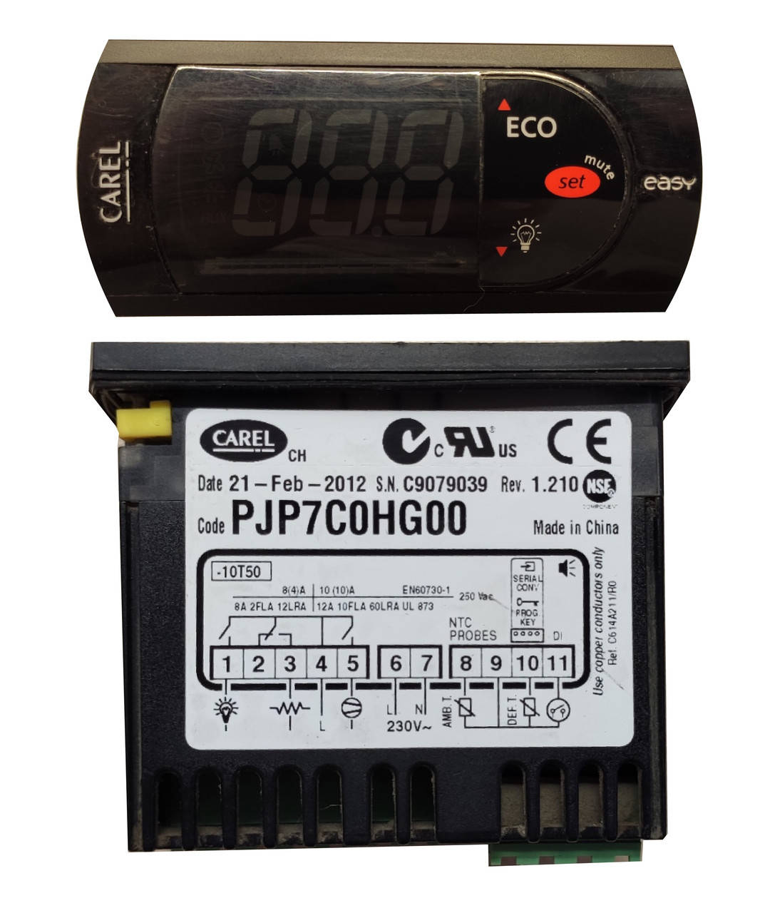 

Carel PJP7C0GH00 Б/у контроллер