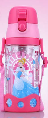 

Бутылка для воды детская Cinderella, Розовый