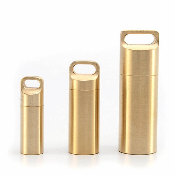 

Латунная капсула-контейнер YYEDC Brass (3 размера)
