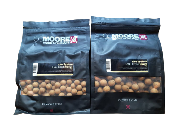 

Бойлы тонущие CC Moore Live System Shelf Life 1 кг 15 / 18 / 24 мм