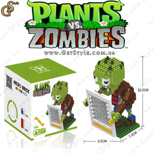 

Конструктор Зомби с сетчатой дверью Screen Door Zombie, Разные цвета