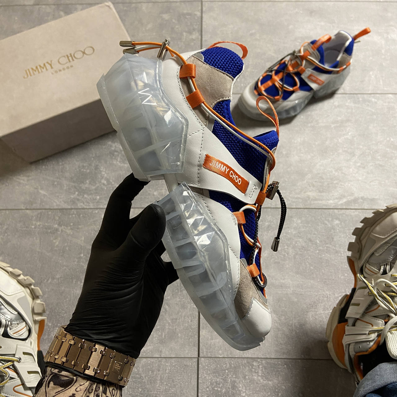 

Женские кроссовки Jimmy Choo, женские кроссовки Джимми Чу, Белый