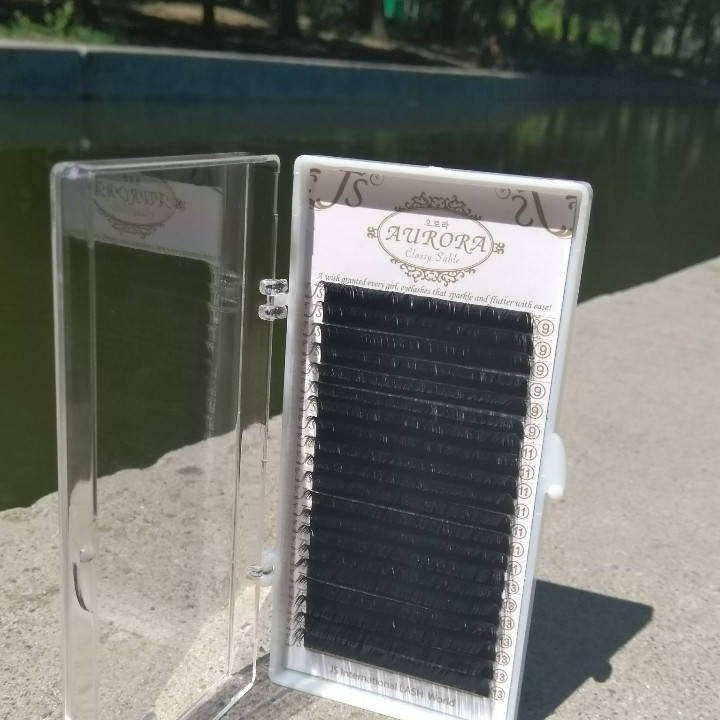 

Ресницы AURORA С 0.07 микс 7-15 мм