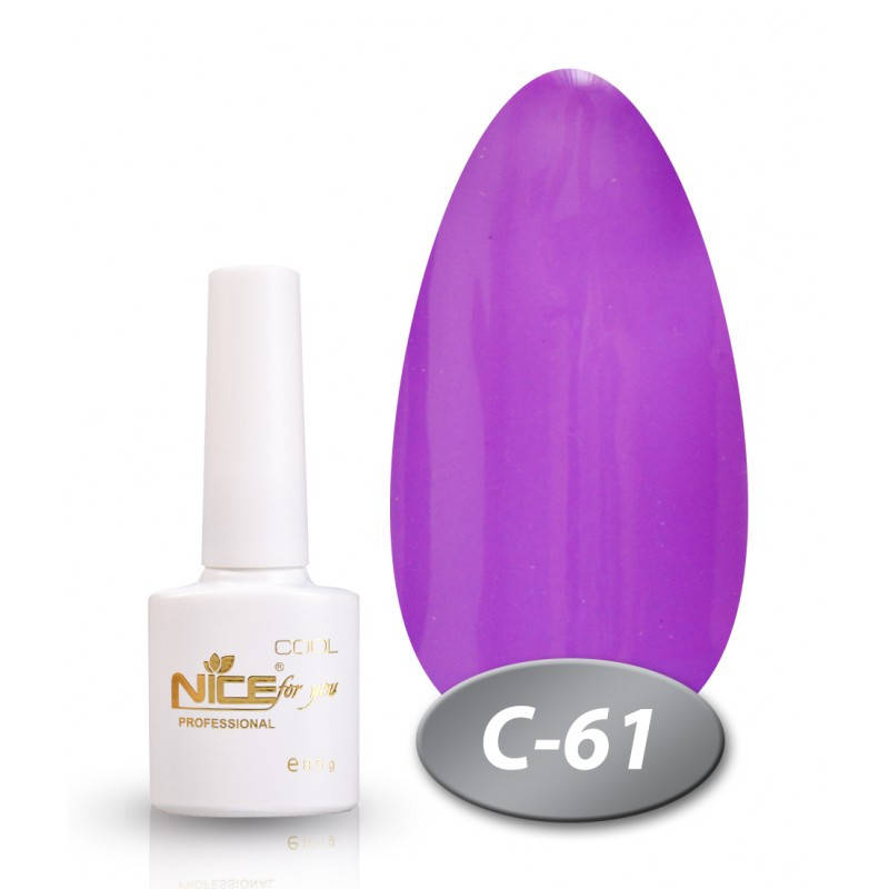 

Гель-лак Nice for you Cool C-61 сливовый 8,5 мл