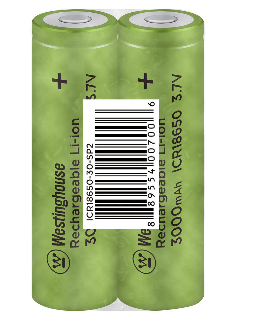 

Аккумулятор литий-ионный Westinghouse 3000 mAh ICR18650 3,7 В 2 шт